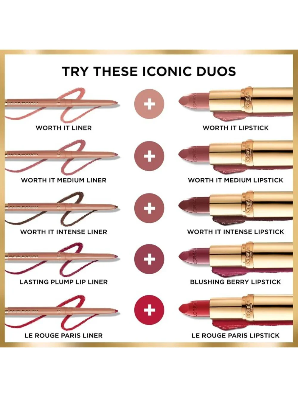 L'Oreal Paris Worth It Medium Colour Riche Hydrating Lip Original Satin Lipstick